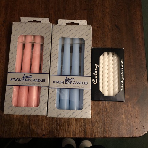 Vintage candle job lot - vintage,