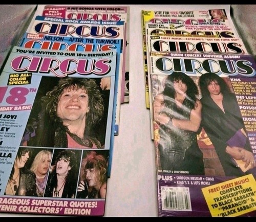 Circus rock music magazines - music,