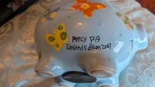 Percy Pig Money Box M&S Limited Edition 2007