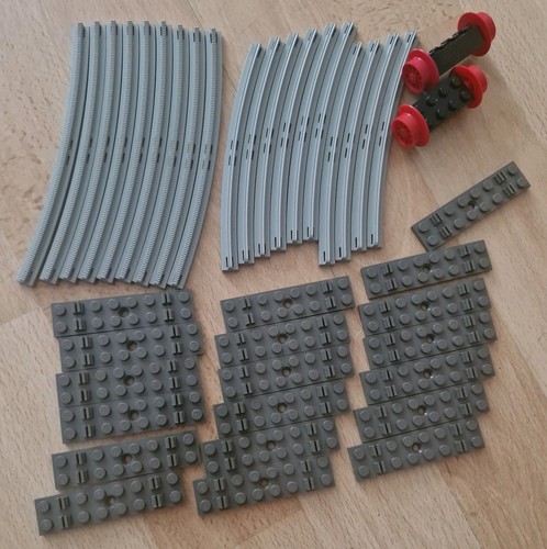 Lego 12v train track parts - train,