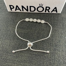 NEW 100% Genuine Pandora  Bracelet adjustable 17-21cm WITH PACKAGE