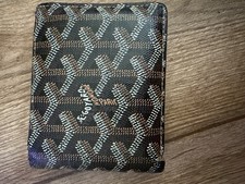 Goyard Black Genuine Leather
