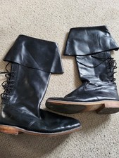 Handmade Black Leather Pirate