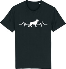 Heartbeat German Shepherd Alsatian Dog Puppy Owner T-Shirt