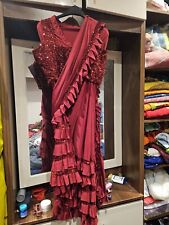 Ruffle Saree
