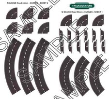 Curved road layout gauge - road,