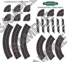 Curved Road Layout - N Gauge -