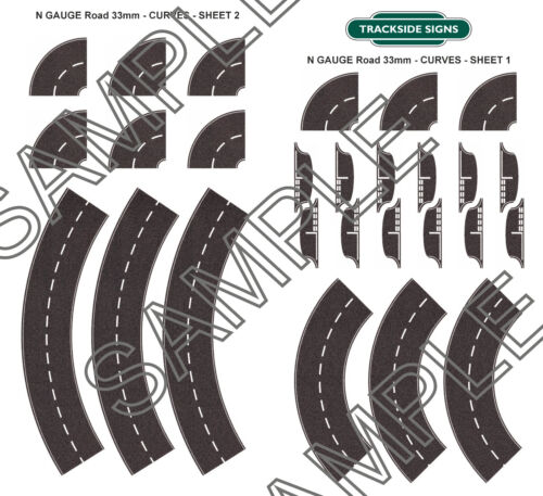 Curved road layout gauge - gauge,