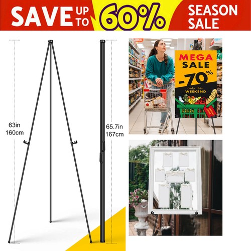 Folding tripod display easel - tripod,