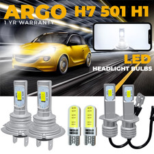 For Vauxhall Adam Led Twin Headlight Dipped Main White 6000k Bulbs 2012-19 12v
