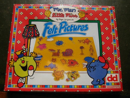 Vintage men fuzzy felt - mr,