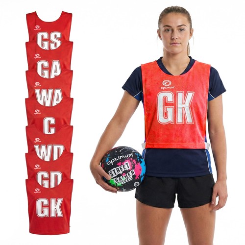 Optimum netball bibs player - optimum,