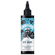 BUGALUGS Dog Eye Drops for infection 200ml, Antiseptic eye drops for dogs, puppy