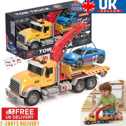 Kids tow truck toy transporter - truck,