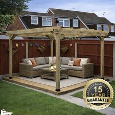 Wooden pergola kit gazebo - kit,