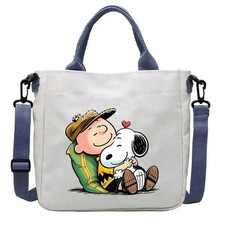 Snoopy Cartoon Canvas Tote Bag
