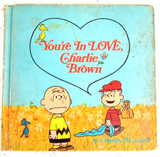 VINTAGE PEANUTS YOU'RE IN LOVE CHARLIE BROWN BOOK 1968 FIRST EDITION