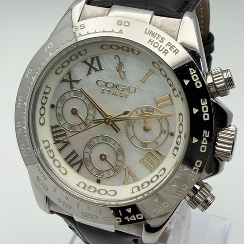 Cogu 10608 chronograph black - cogu,