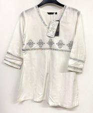 Indian Tunic Top White