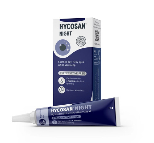 Hycosan night eye ointment - night,