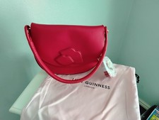 Lulu Guinness Red Leather Crossbody /shoulder Bag