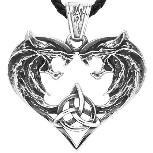 Viking wolf heart - viking,