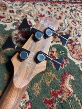 Ibanez SR4AH SPL Trans Blue 4/5-String Bass Ash Top Used