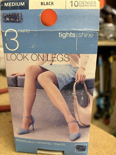 Medium 3 pack tights - &,