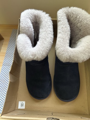 Ugg navy girls boots - navy, uk