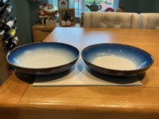 DENBY BLUE HAZE PASTA BOWLS X