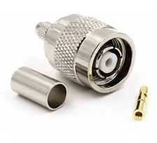 2X RP-TNC Male Crimp RG58