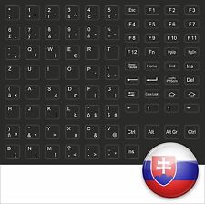 Black Keystick Slovak Slovakia IBM Compaq Keyboard Stickers