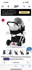 Mothercare 4-Wheel Journey Travel System Black Pram/Buggy