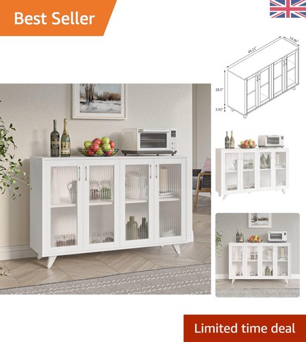 Elegant door white - white, sideboard