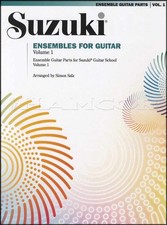 Suzuki Ensembles for Guitar Volume 1 Music Book plus Key Signature Bookmark
