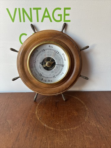 Vintage aneroid barometer - vintage,