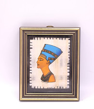Egyptian Papyrus Art Nefertiti