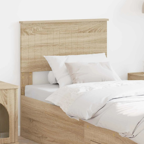 Headboard sonoma oak 78x7x90cm - headboard,