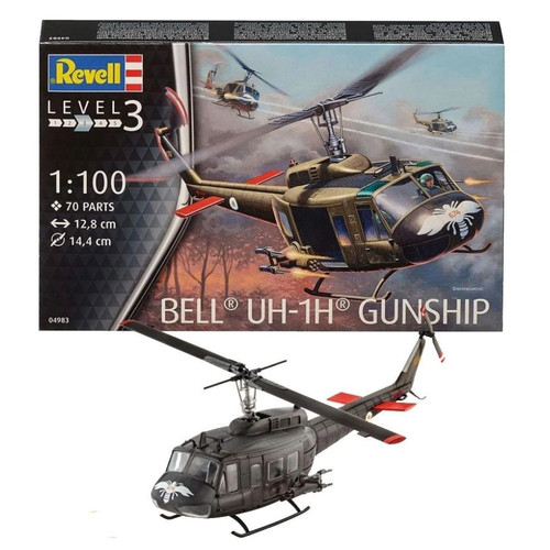 Bell gunship helicopter - uh-1h,