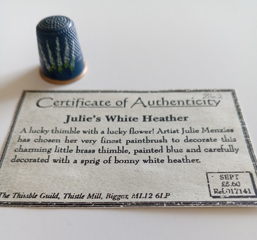 Julies white heather brass - white,