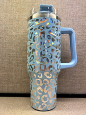 40oz Light Blue Holographic