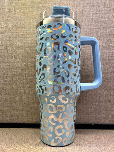40oz light blue holographic - blue,