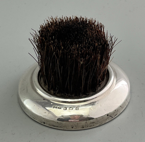 Edwardian silver pen - silver, wipe