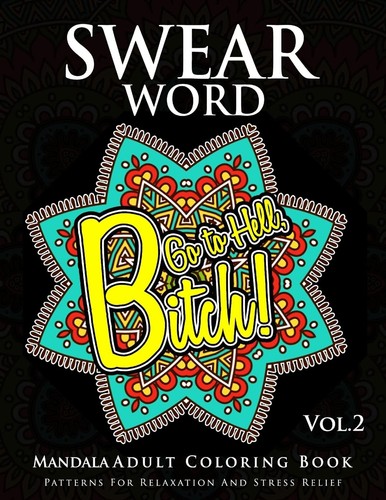 Swear word mandala - swear,