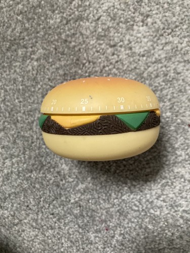 Burger shape egg timer kitchen - timer,