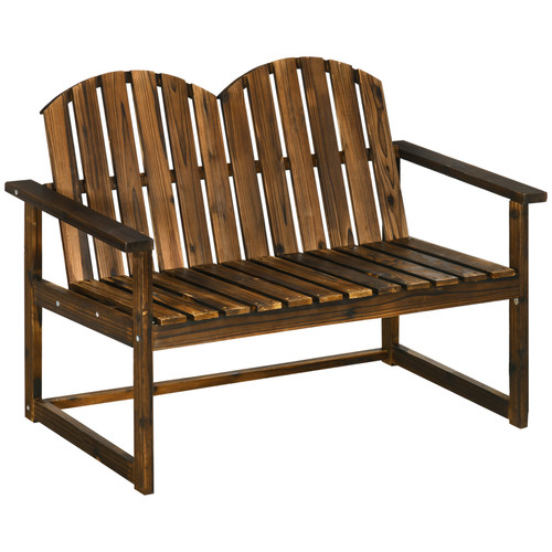 Wooden outdoor seater - wooden,
