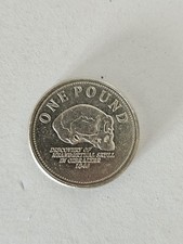 2013 Gibraltar 1 Pound Coin,Neanderthal Skull In Gibraltar