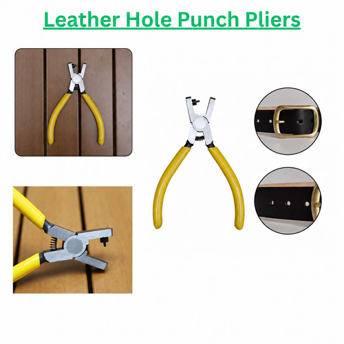 Heavy duty leather hole punch - hole,