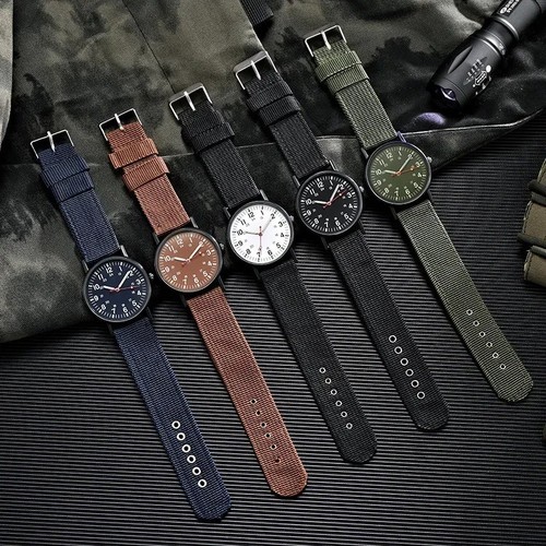Men military leather date - leather,