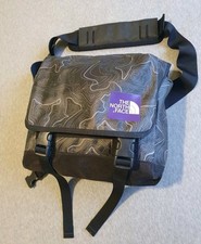 Rare design and colour!! North Face Heavy Duty Messenger Bag Purple Black office